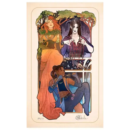Critical Role Art Print Marisha Ray: 10th Anniversary Art Nouveau Illustrations 46 x 28 cm - neuronjen fotografija proizvoda
