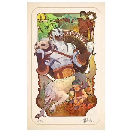 Critical Role Art Print Travis Willingham: 10th Anniversary Art Nouveau Illustrations 46 x 28 cm - bez okvira fotografija proizvoda