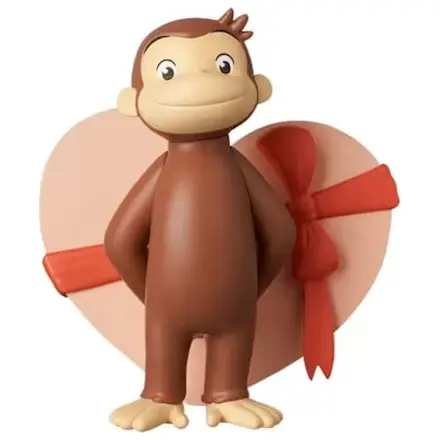 Curious George UDF mini figura s srcem 6 cm fotografija proizvoda