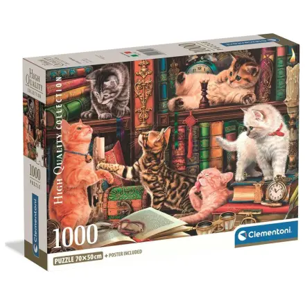 Curious Whiskers puzzle 1000 komada fotografija proizvoda