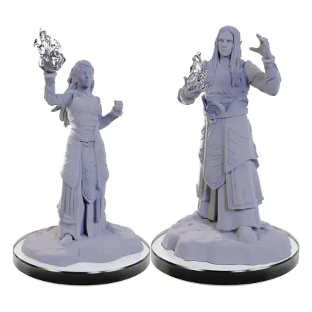 D&D Nolzur's Marvelous Miniatures minijatura Neobojeni Elf Čarobnjaci termékfotója