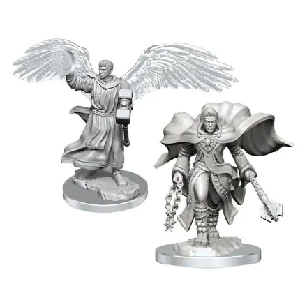 D&D Nolzur's Marvelous Miniatures Neobojane Mini figure 2-Pack Aasimar Svećenik Muški termékfotója