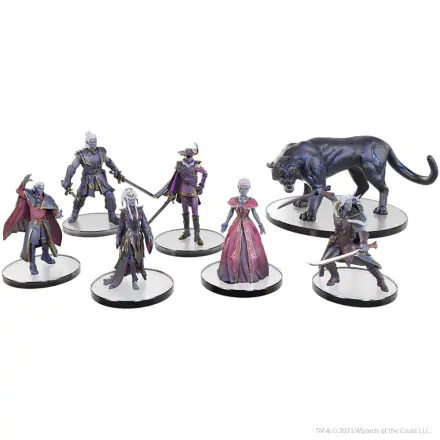 D&D The Legend of Drizzt 35th Anniversary unaprijed obojane minijature za obitelj i neprijatelje u kutiji fotografija proizvoda