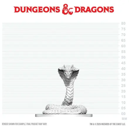 D&D Nolzur's Marvelous Miniatures Mini figura Guardian Naga fotografija proizvoda