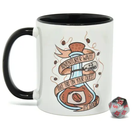 Coffee Potion Gift Set šalica & D20 Kocke fotografija proizvoda