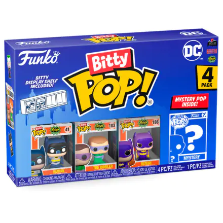 DC Bitty POP! Vinilna figura 4-Pack Batman Adam West 2,5 cm termékfotója