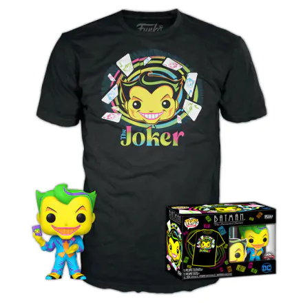 DC Comics Funko POP! figura i majica box Joker Exkluzív termékfotója