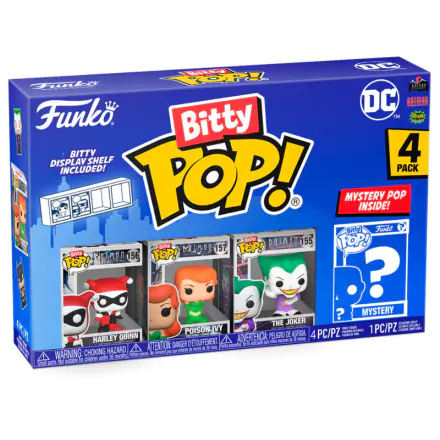 DC Bitty POP! Vinilna figura 4-Pack Harley Quinn 2,5 cm termékfotója