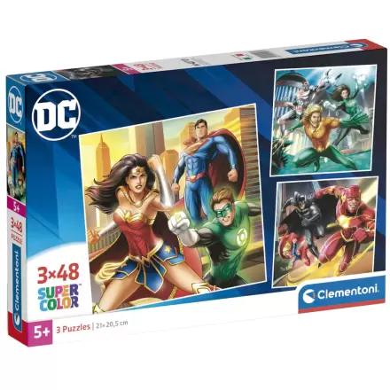 DC Comics Justice League puzzle 3x48 komada termékfotója