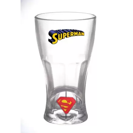 DC Comics Staklena Superman Rotirajuća 3D Logo fotografija proizvoda