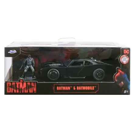 DC Comics The Batman Batmovil Metal auto + Batman figura set termékfotója