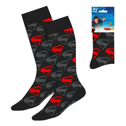DC Comics čarape Superman Logo Black 38-45 fotografija proizvoda