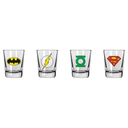 DC Set čašica - sa 4 različita logotipa Superjunaka fotografija proizvoda