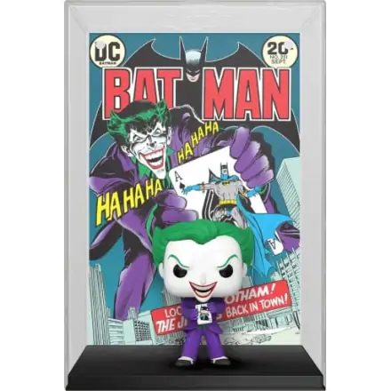 DC POP! Comic Cover Vinyl Figura Joker- Back in Town 9 cm termékfotója