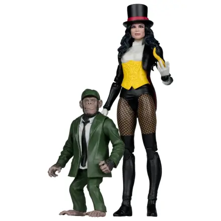 DC Multiverse McFarlane Akcijska figura Zatanna with Detective Chimp Collector Edition #53 18 cm fotografija proizvoda