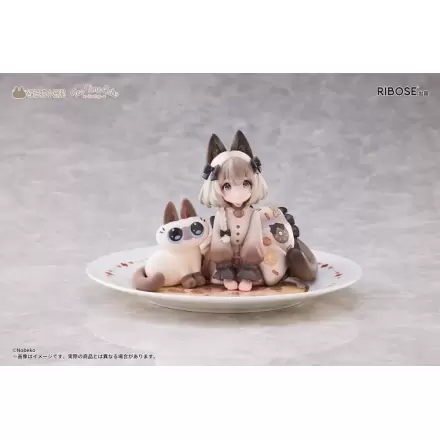 Decorated Life Collection PVC statua Tea Time Cats x Siamese Cat Azuki-san Friendship Collaboration Ekskluzivni set 18 cm fotografija proizvoda