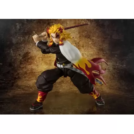 Demon Slayer: Kimetsu no Yaiba S.H.Figuarts akcijska figura Kyojuro Rengoku 15 cm termékfotója