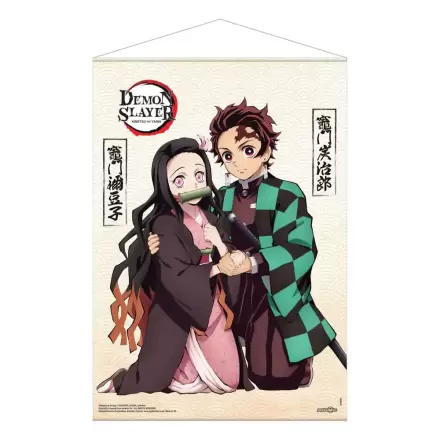 Demon Slayer: Kimetsu no Yaiba Zidni svitak Tanjiro & Nezuko Kamado 50 x 70 cm fotografija proizvoda