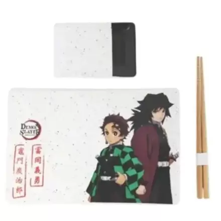 Demon Slayer keramički set za sushi s štapićima Tanjiro & Giyu termékfotója