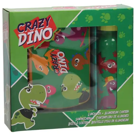 Dinosaur Crazy kutija za sendviče + aluminijska boca za vodu set fotografija proizvoda