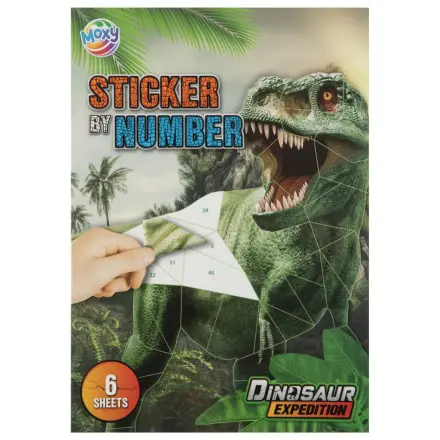 Dinosaur Expedition slagalica naljepnica set fotografija proizvoda