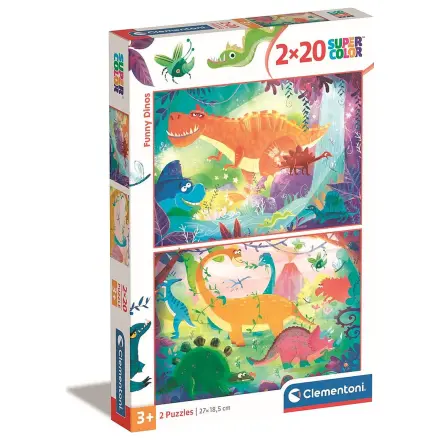 Dinosaur Funny 2x20 Komada Slagalice Clementoni fotografija proizvoda