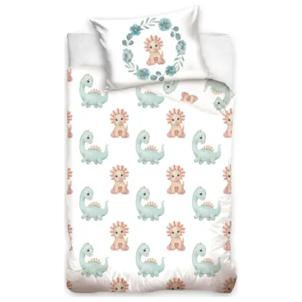 Dinosaur Pastel Djeca Predškolska Navlaka za poplun fotografija proizvoda