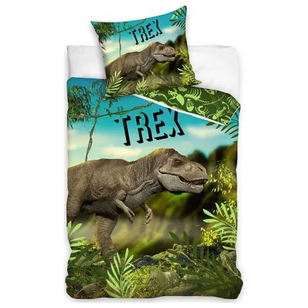 Dinosaur T-Rex Zelena Navlaka za poplun fotografija proizvoda