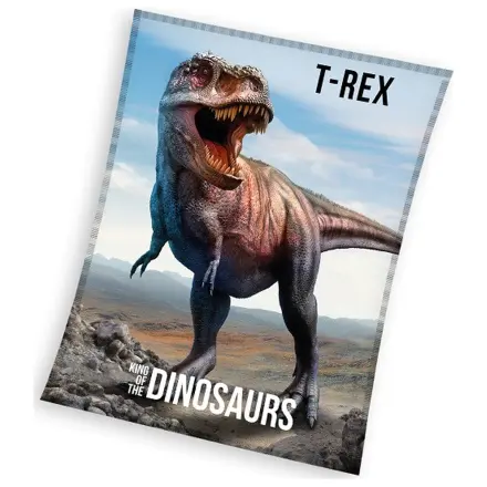 Dinosaur T-Rex deka od flisa fotografija proizvoda