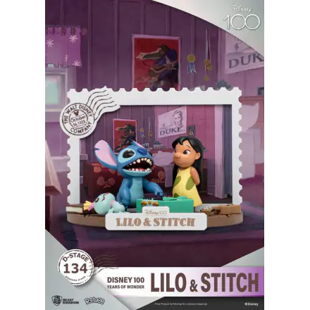 Disney 100 Years of Wonder D-Stage PVC Diorama Lilo & Stitch 10 cm fotografija proizvoda
