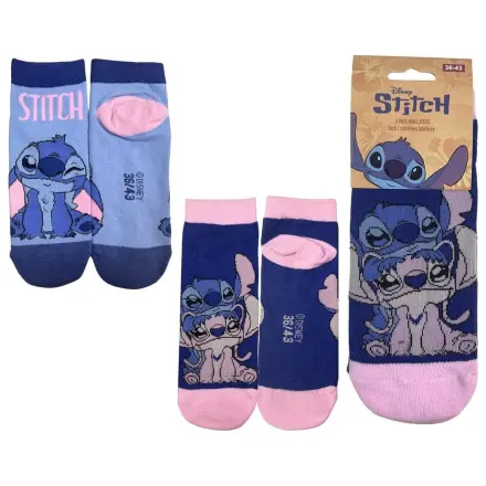 Disney Socks 2-Pack Stitch kratke čarape 36-43 fotografija proizvoda