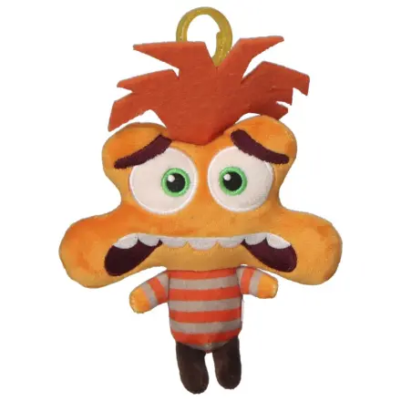 Disney Inside Out Anxiety 3D plišana figura s kopčom, privjesak za torbu 13 cm fotografija proizvoda
