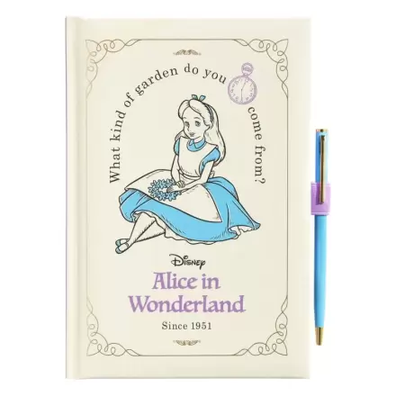 Disney Alice in Wonderland A5 premium bilježnica + kemijska olovka termékfotója