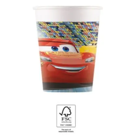 Disney Cars 3 papirnate čaše, pakiranje od 8 komada, 200 ml, FSC fotografija proizvoda