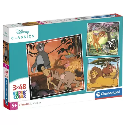 Disney Classics puzzle 3 x 48 komada termékfotója