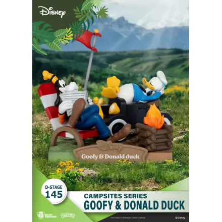 Disney D-Stage Campsite Series PVC Diorama Goofy & Donald Duck 10 cm fotografija proizvoda