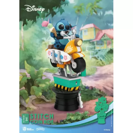 Disney D-Stage PVC Diorama Stitch Vožnja na novčić 16 cm fotografija proizvoda