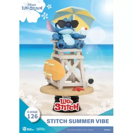 Disney D-Stage PVC Diorama Stitch Summer Vibe 16 cm fotografija proizvoda