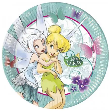 Disney Fairyland Treats, Tinker Bell Papirnati tanjuri 8 komada 23 cm fotografija proizvoda