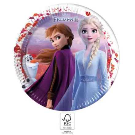 Disney Frozen II papirnati tanjuri 8 komada 23 cm FSC fotografija proizvoda