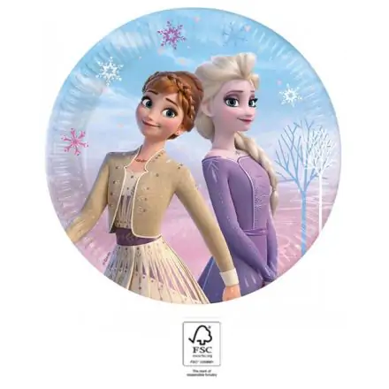 Disney Frozen II Wind Spirit, Disney Frozen II Papirnati tanjuri pakiranje od 8 komada 23 cm FSC fotografija proizvoda