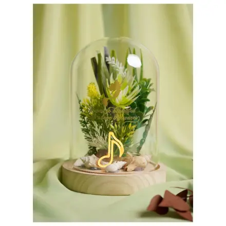 DISNEY PRINCESS Ariel Cvjetna Cloche sa neonskim svjetlom fotografija proizvoda