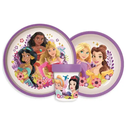 Disney Princess Courageous Heart Neklizajući set posuđa za jelo, Micro Plastic set fotografija proizvoda