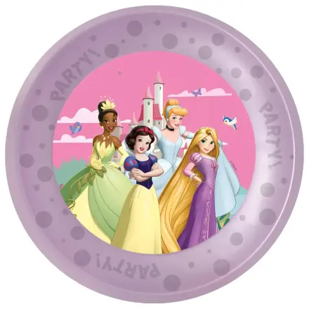 Disney Princess Create Your World micro premium plastični set tanjura za večeru od 4 komada, 21 cm fotografija proizvoda