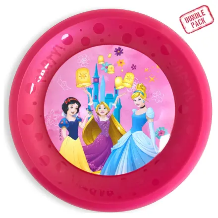 Disney Princess Live Your Story mikro premium plastični ravni tanjur set od 4 komada 21 cm fotografija proizvoda