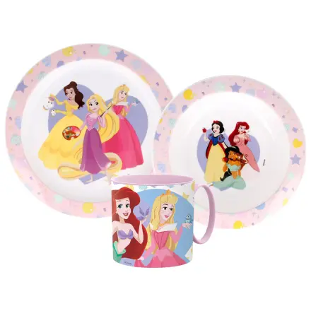 Disney Princess True Set posuđa za jelo, mikroplastični set s šalicom 265 ml fotografija proizvoda