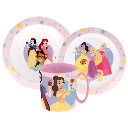Disney Princess True set posuđa za jelo, mikroplastični set s šalicom 350 ml fotografija proizvoda