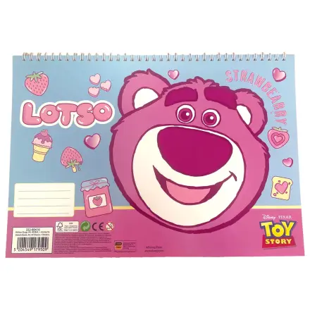 Disney Toy Story Lotso A4 spiralni blok za skiciranje, 40 listova sa naljepnicama fotografija proizvoda