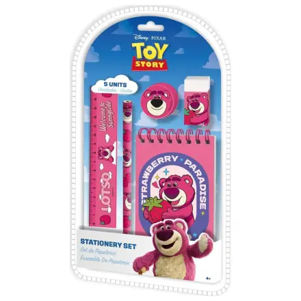 Disney Toy Story Lotso Strawberry set uredskog pribora 5 komada fotografija proizvoda