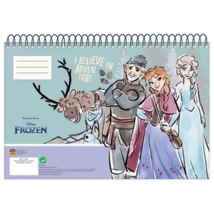 Disney Frozen Adventure A/4 spiralni blok za crtanje s 30 listova fotografija proizvoda